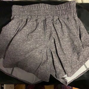 Lululemon Heather Gray Track That Shorts 5”